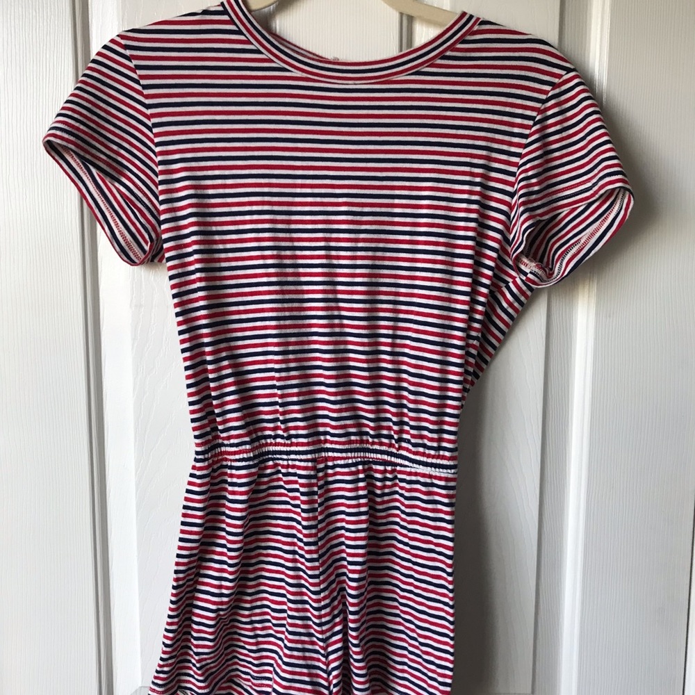 American Apparel striped romper